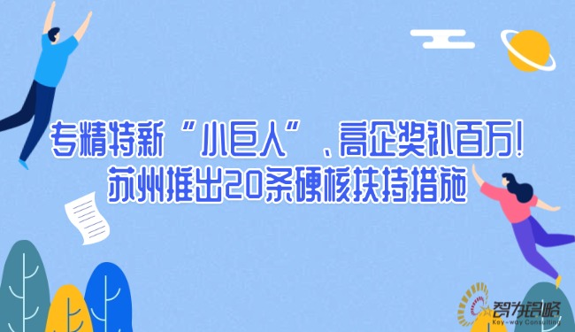 專精特新“小巨人”、高企獎(jiǎng)補(bǔ)百萬！蘇州推出20條硬核扶持措施.jpg